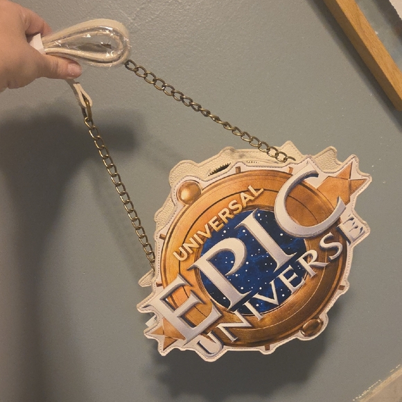 Universal Handbags - Universal Epic Universe Crossbody Bag With A Chain Cream Color BNWT